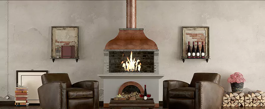 Thelin Hearth Products Providence Pellet Insert Fireplace Installation in Reidsville, NC