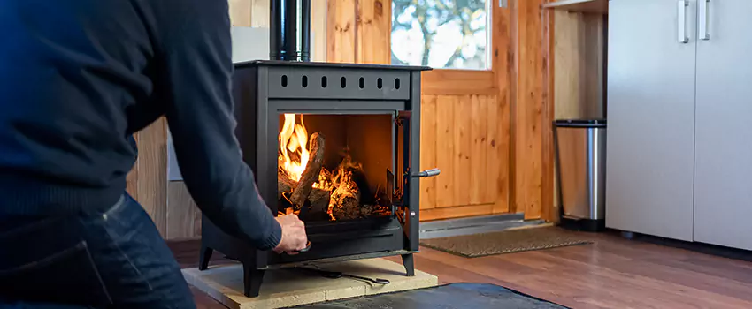 Open Hearth Wood Fireplace Installation in Reidsville, NC