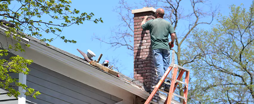 Vinyl and PVC Chimney Flashing Installation in Reidsville, NC