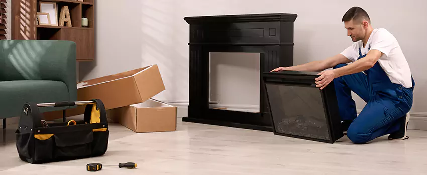 Old Rusted Metal Fireplace Repair And Replacement in Reidsville, NC