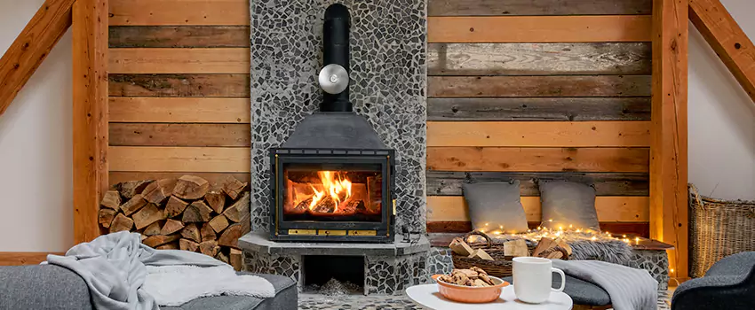 Thelin Hearth Products Direct Vent Gas Stove Fireplace Inspection in Reidsville, North Carolina